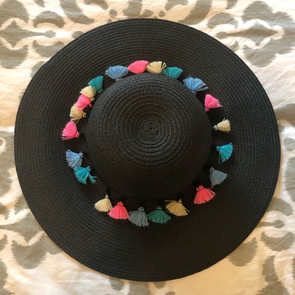 Nicole Marciano Straw Beach Hat